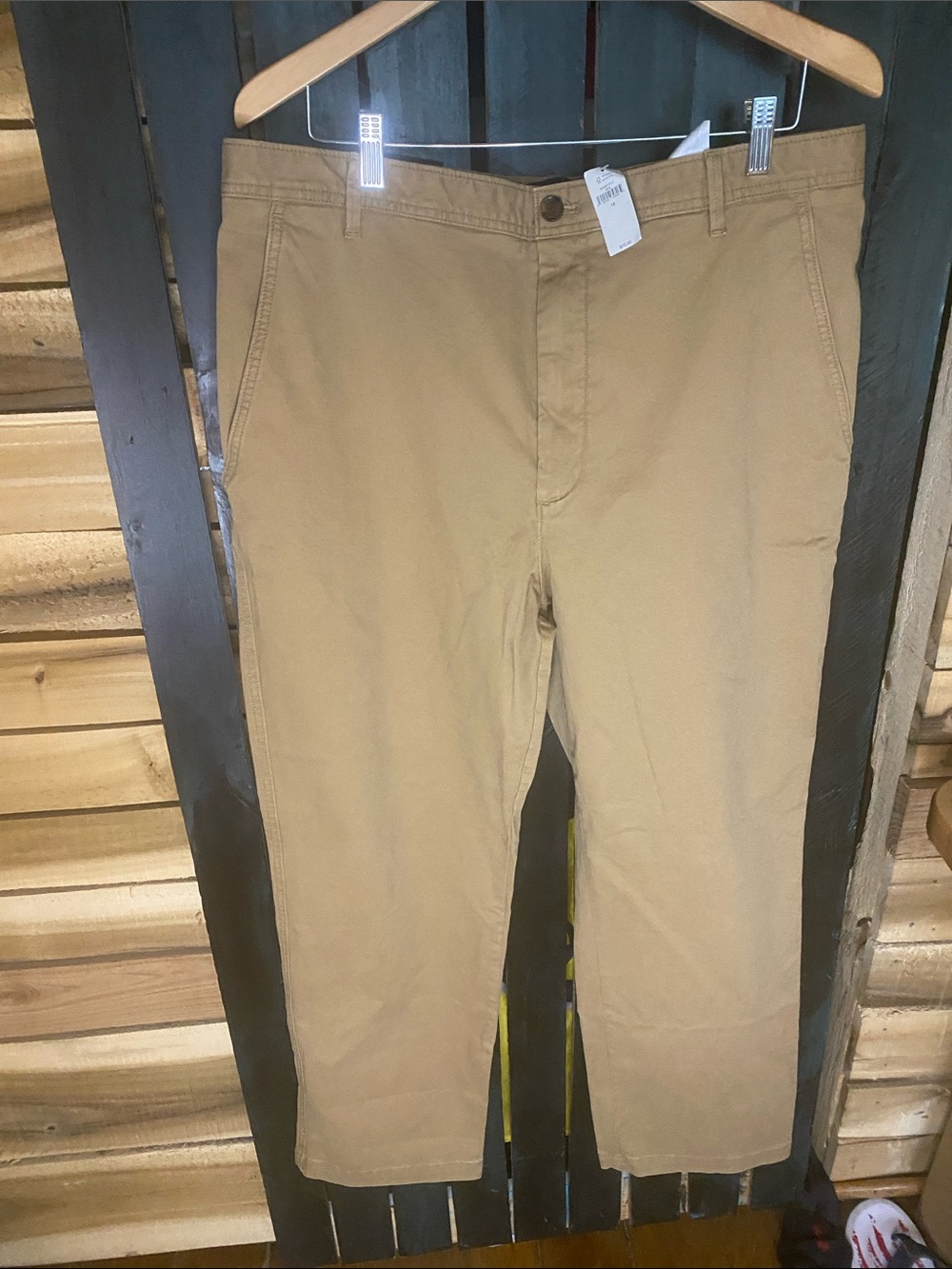 NWT Banana Republic authentic high rise chino Pants Khaki size 16 inseam 30.5”